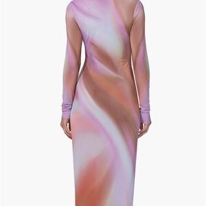 Didi Long Sleeve Mesh Maxi Dress